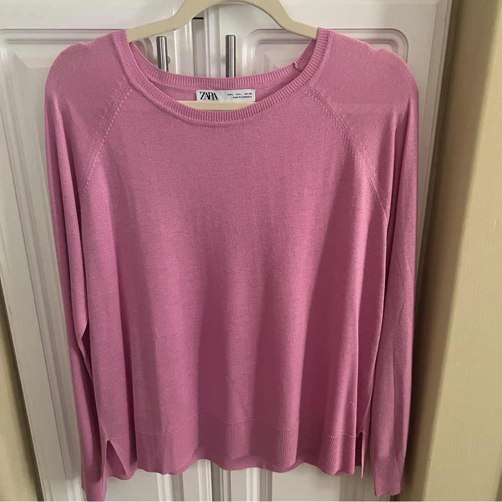 NWOT Zara lightweight sweater. Size Large.